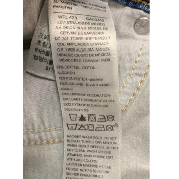 NWT Levi's Women's Heritage Boyfriend Mid-Rise Blue Jeans Size 8 W 29 - Picture 9 of 12